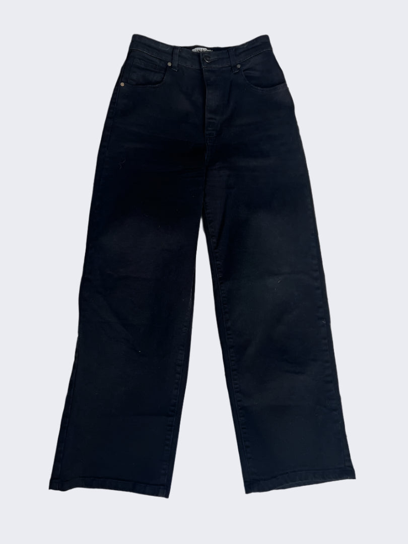 Wakee Black Wide Leg Jean, 8