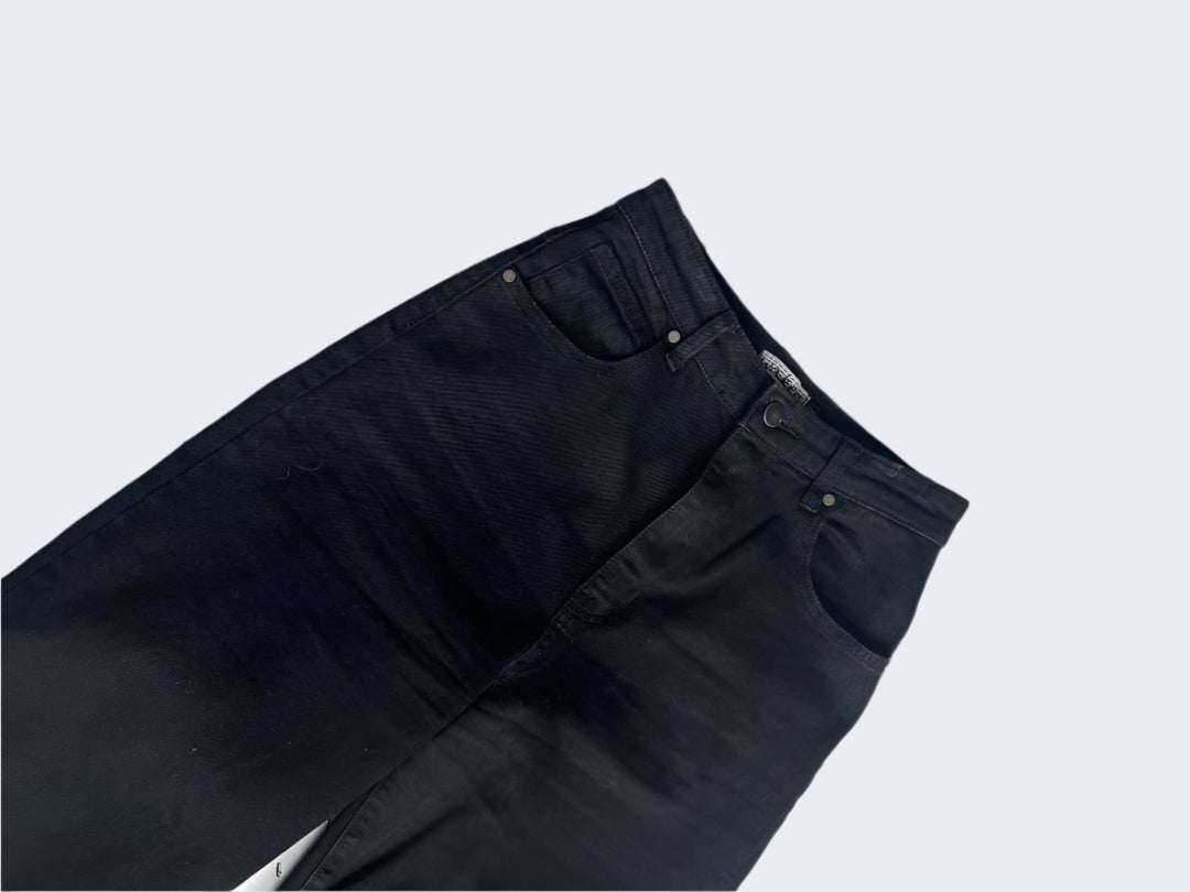 Wakee Black Wide Leg Jean, 8