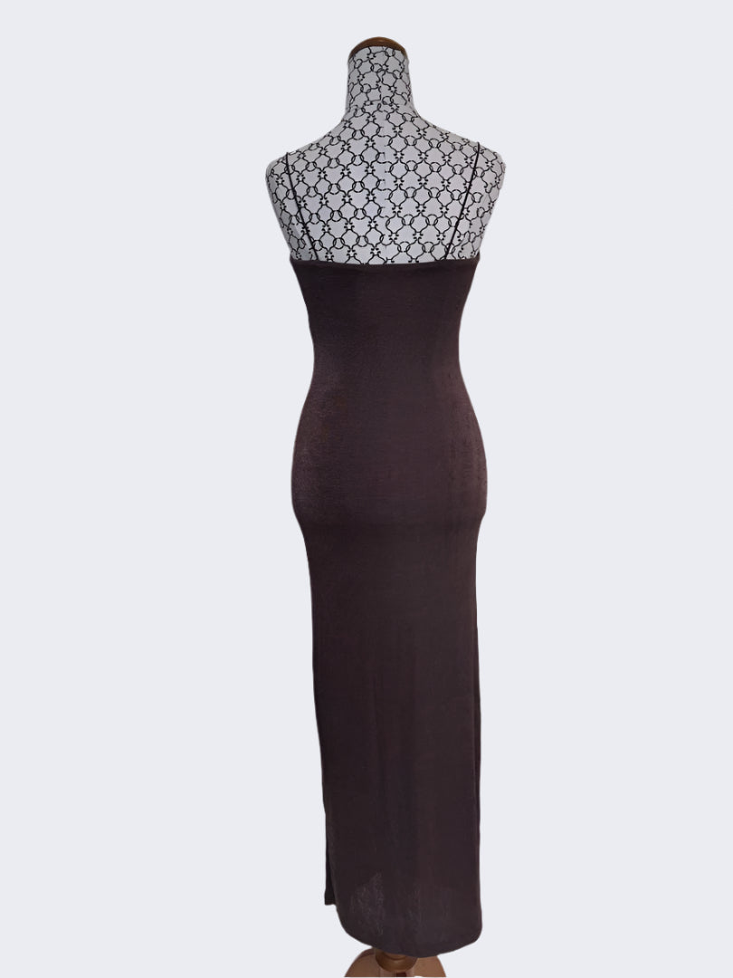Anko Brown Maxi Strappy Dress, 6