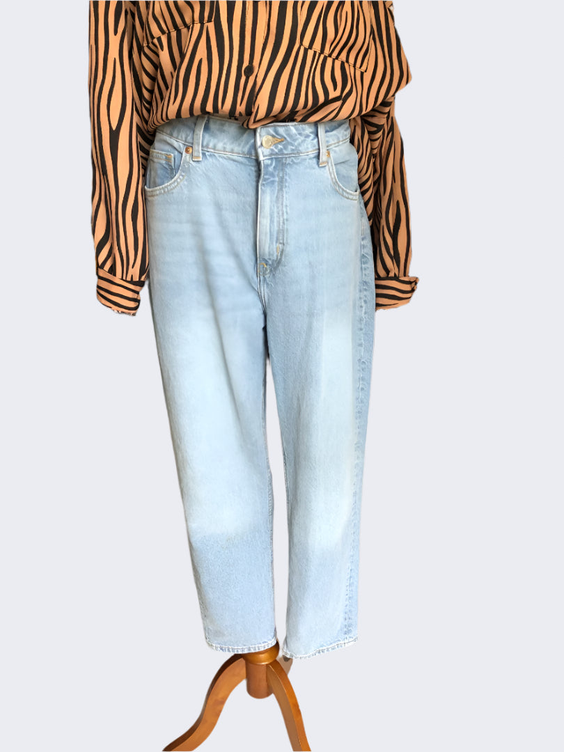 H&M High Waist Denim Jean, 10