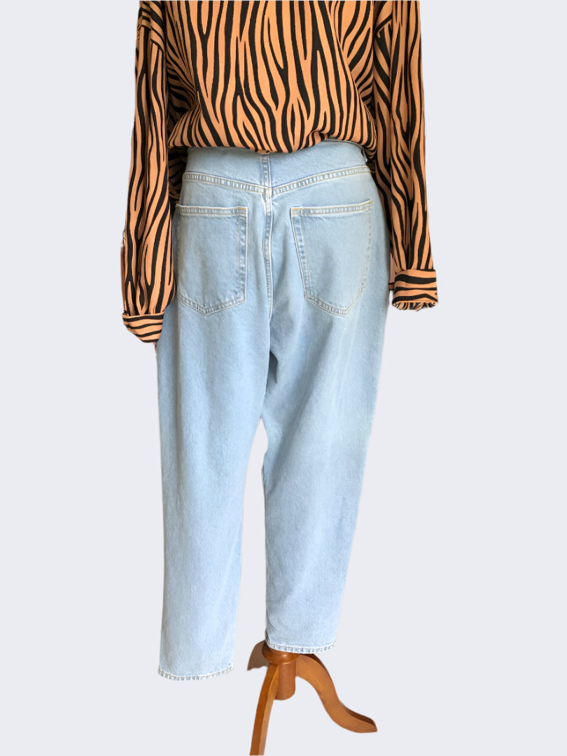 H&M High Waist Denim Jean, 10