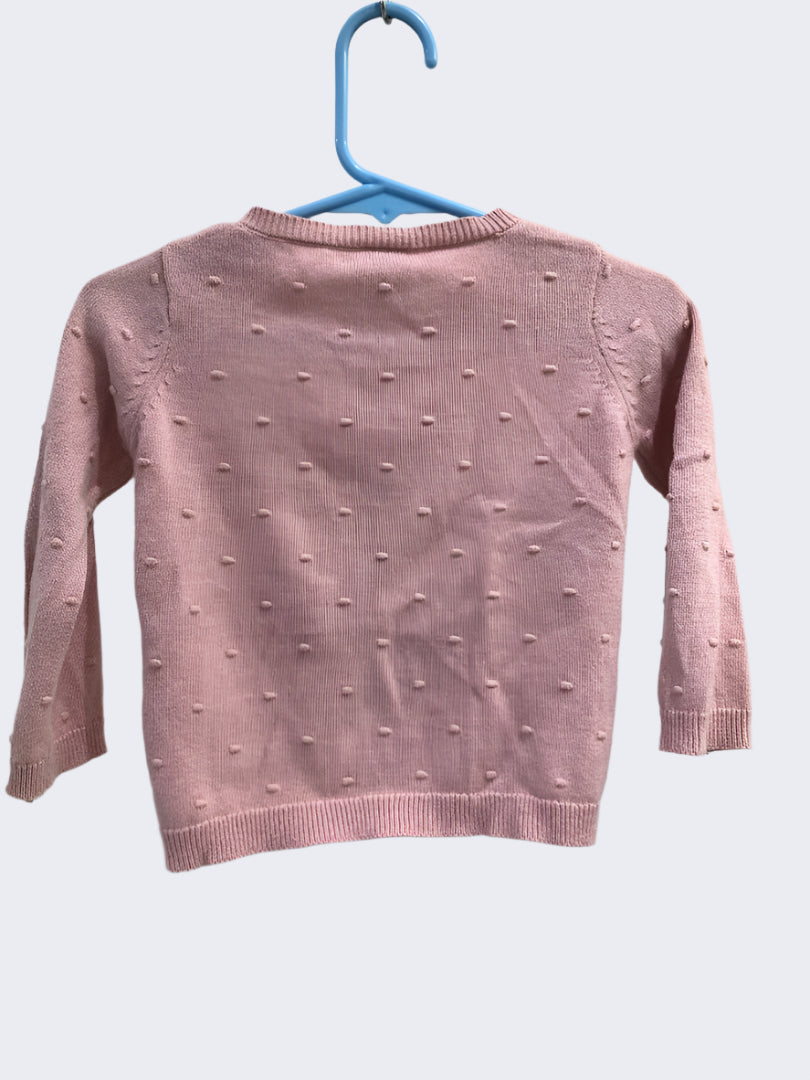 Ricochet Baby Light Pink Cardigan, 1