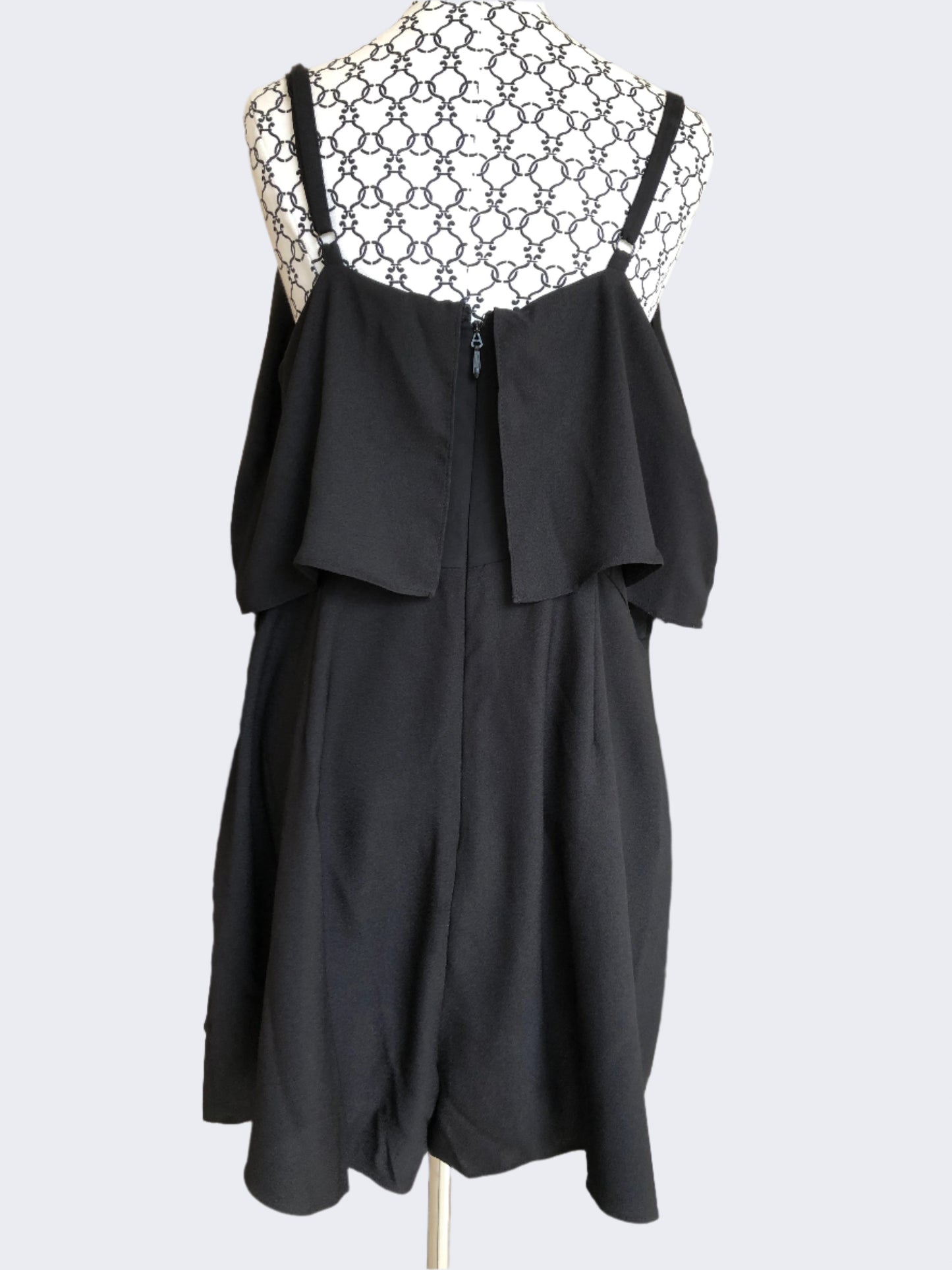City Chic Black Jumpsuit, XS/12