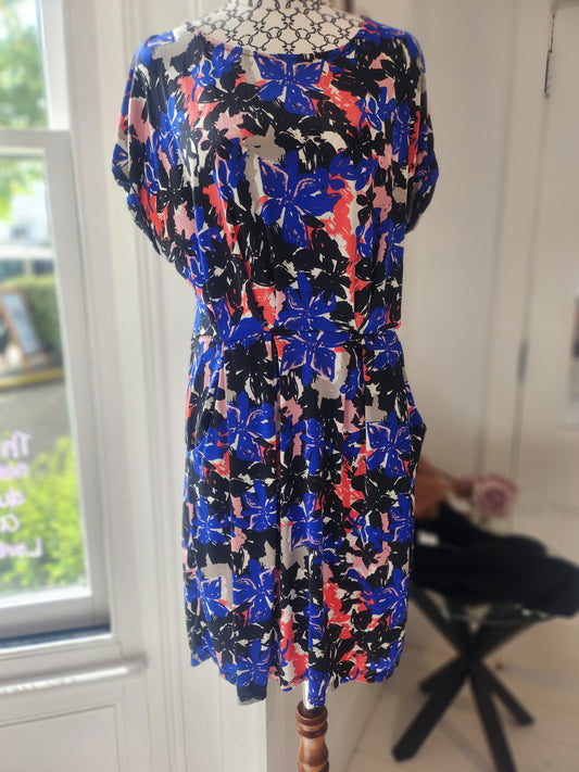 Warehouse Multi Coloured Floral Dress, 12