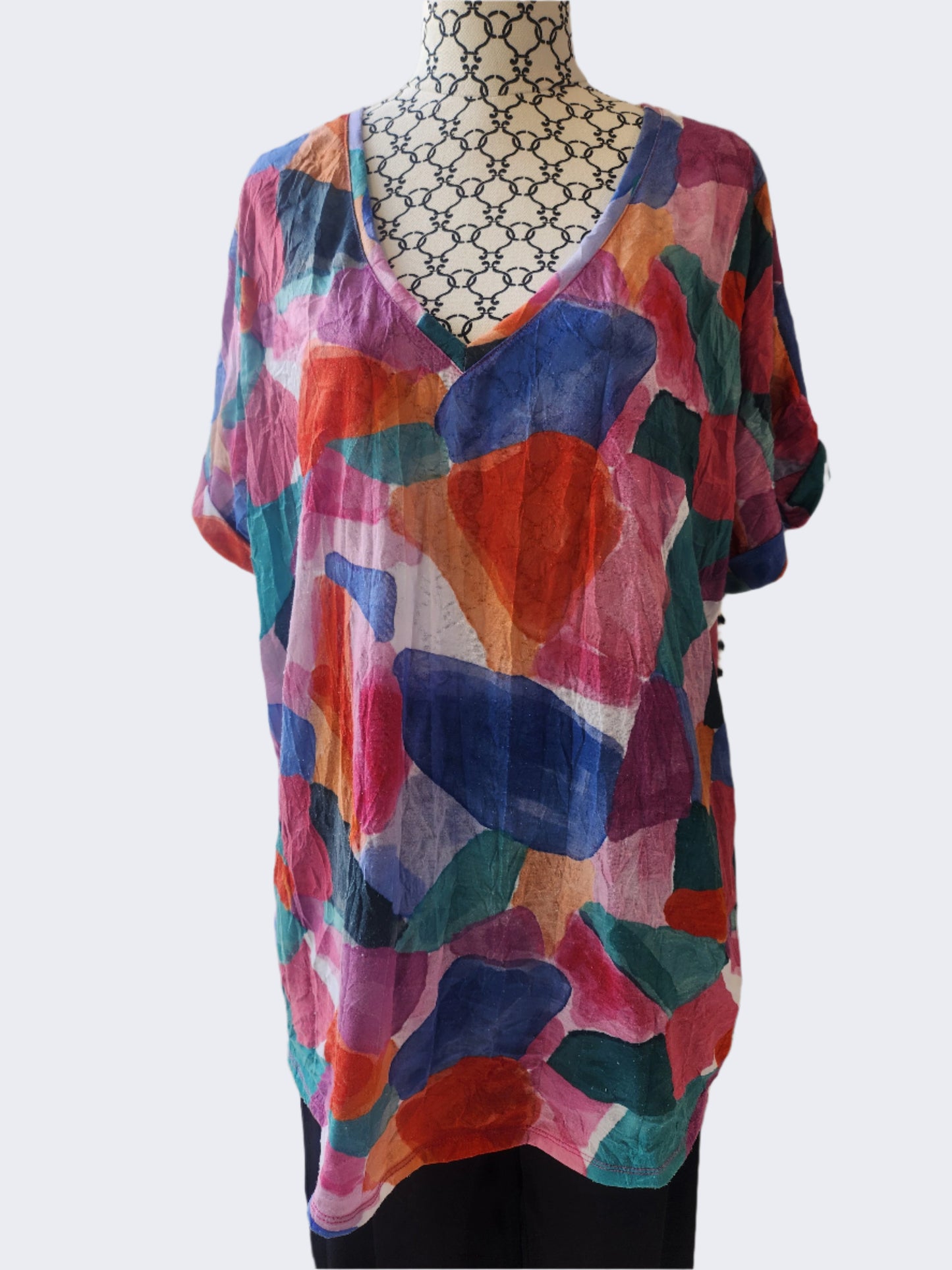 Virtuelle Multi Coloured Abstract Tee, 14