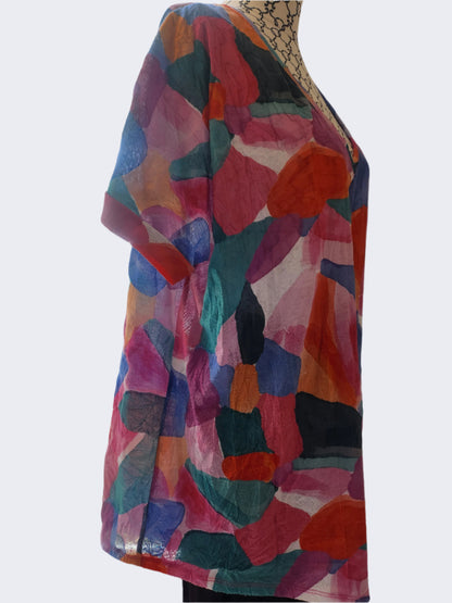 Virtuelle Multi Coloured Abstract Tee, 14