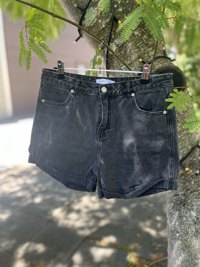 Assembly Label black denim shorts 10