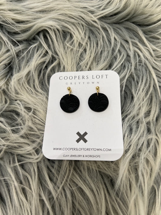 Coopers Loft Black/Gold Patterned Circles