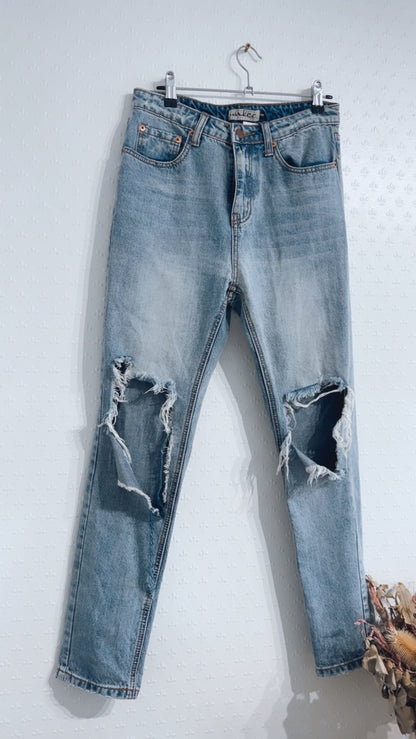 Wakee Denim Ripped Jeans - 8