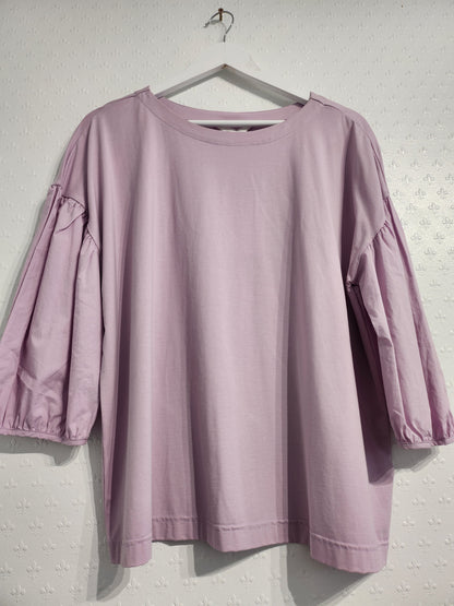 Mineral Light Purple Mid Sleeve Top - L (BRAND NEW)