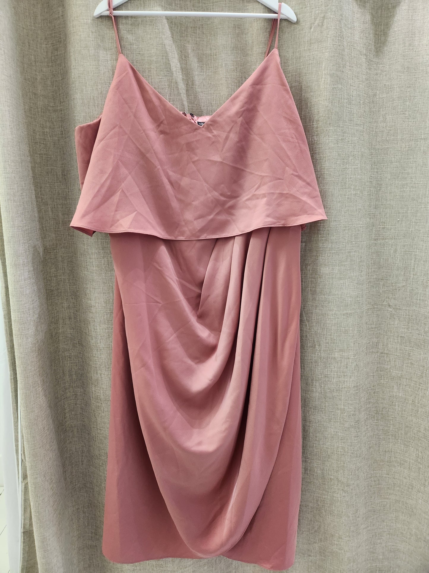 City Chic Ball Gown Dusky Pink XXL/24