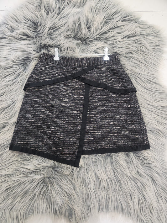 Cue Black Asymmetrical Mini Skirt 10