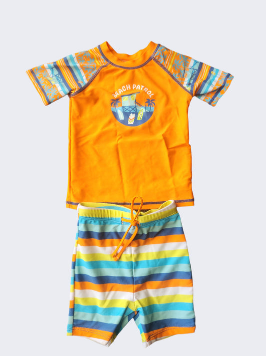 Teeny Weeny Orange Tog 2 Piece Set, 1
