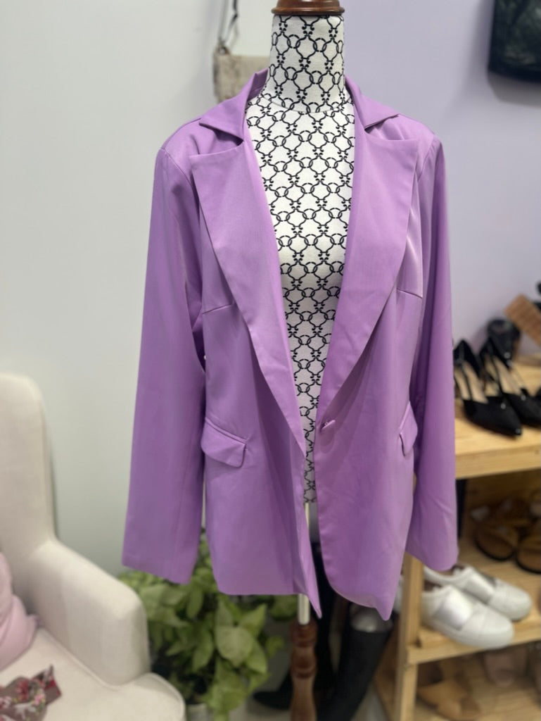 PIA Lavender Purple Blazer - L