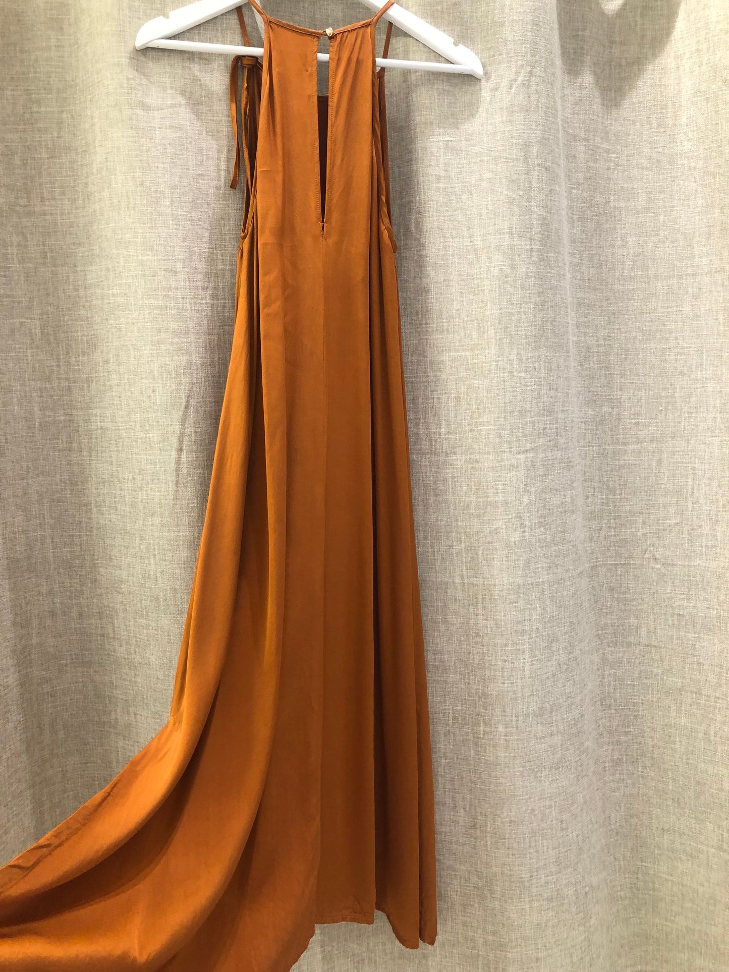 Blak Luxe Orange Maxi Dress - 10