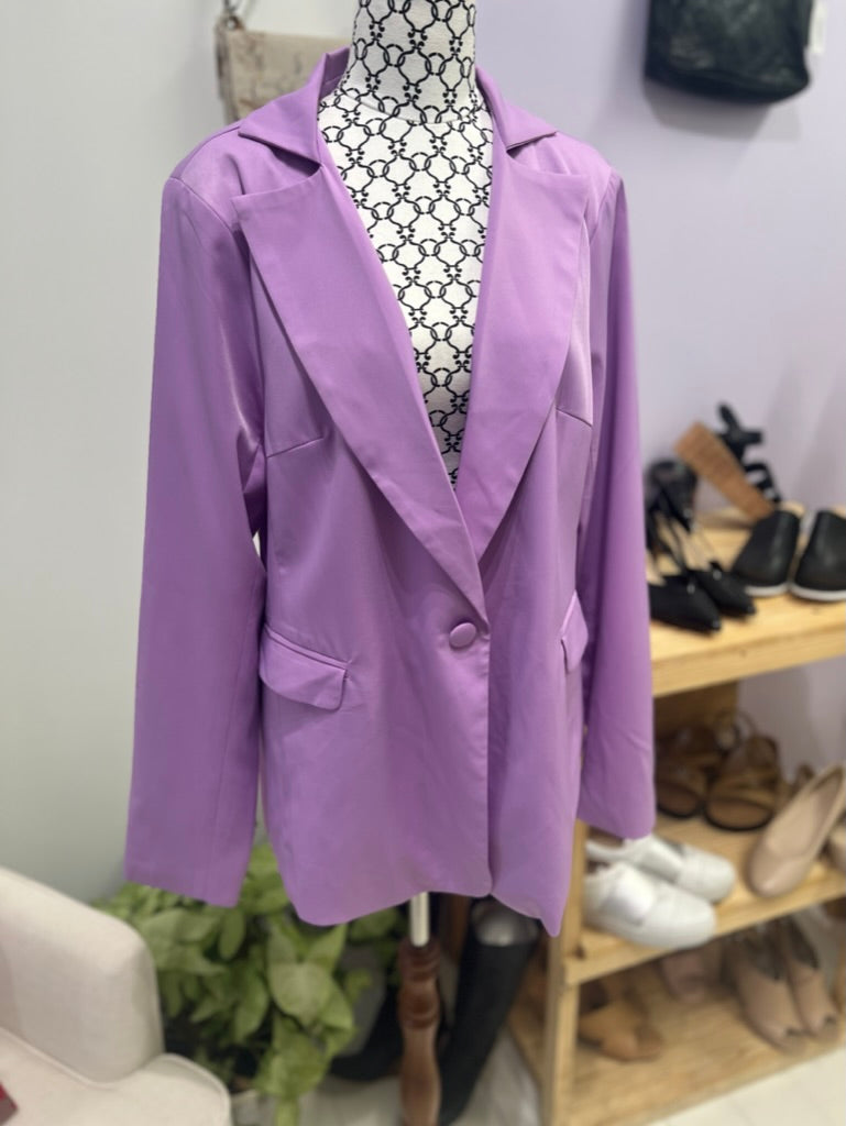 PIA Lavender Purple Blazer - L