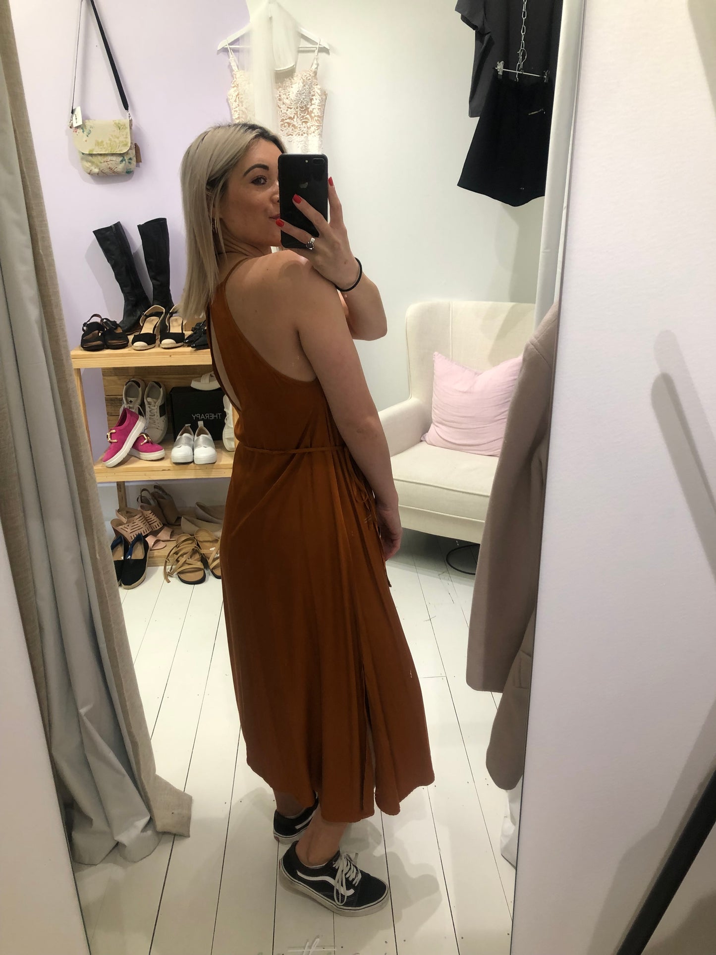 Blak Luxe Orange Maxi Dress - 10