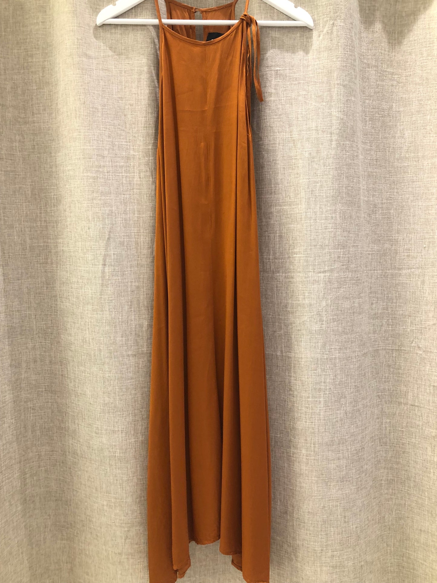 Blak Luxe Orange Maxi Dress - 10