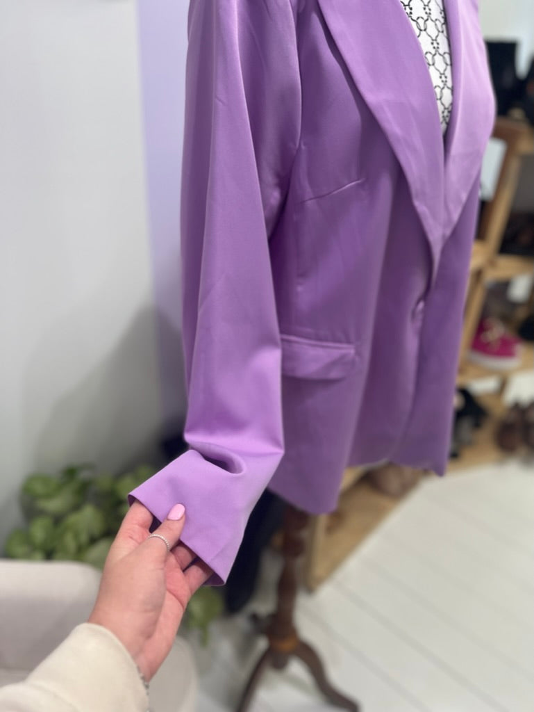 PIA Lavender Purple Blazer - L