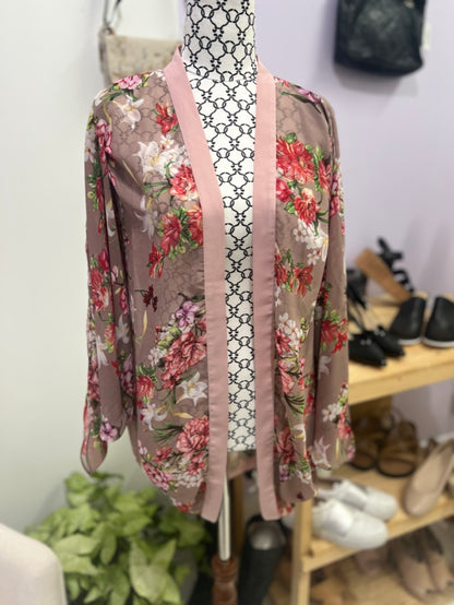 Resort Pink & Floral Cover Up - OS