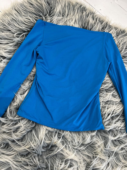 Kookai Blue Long sleeve top, S (10)