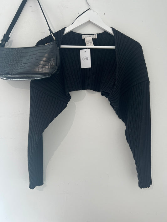 Glassons Black Knitted Shrug, S