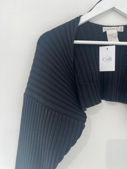 Glassons Black Knitted Shrug, S