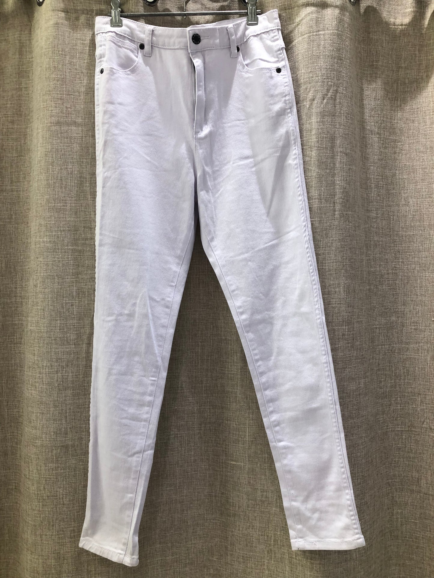 ACHE White High Waisted Skinny Jeans - 10