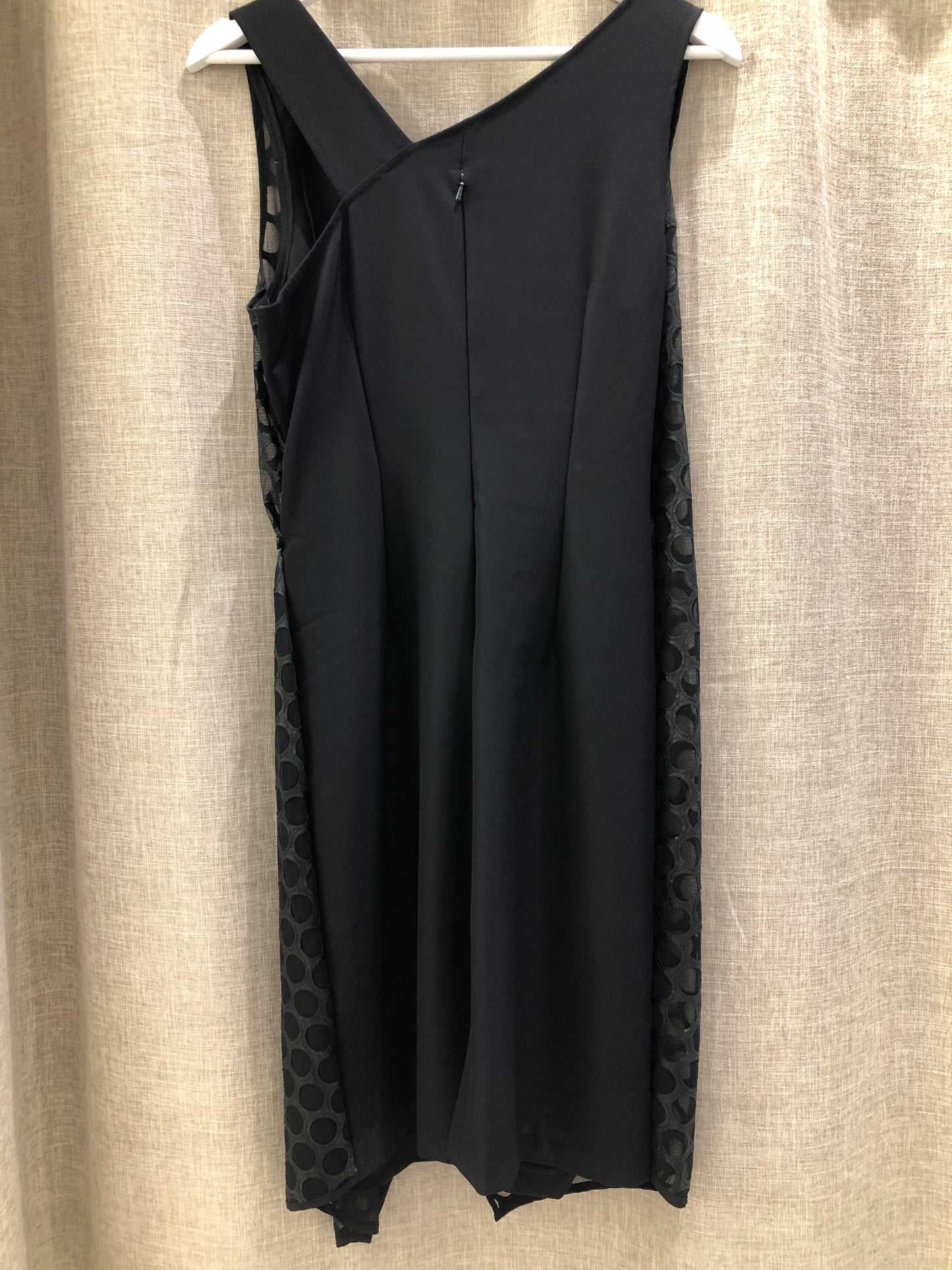 Taylor Boutique Black Layered Midi Dress - M BRAND NEW