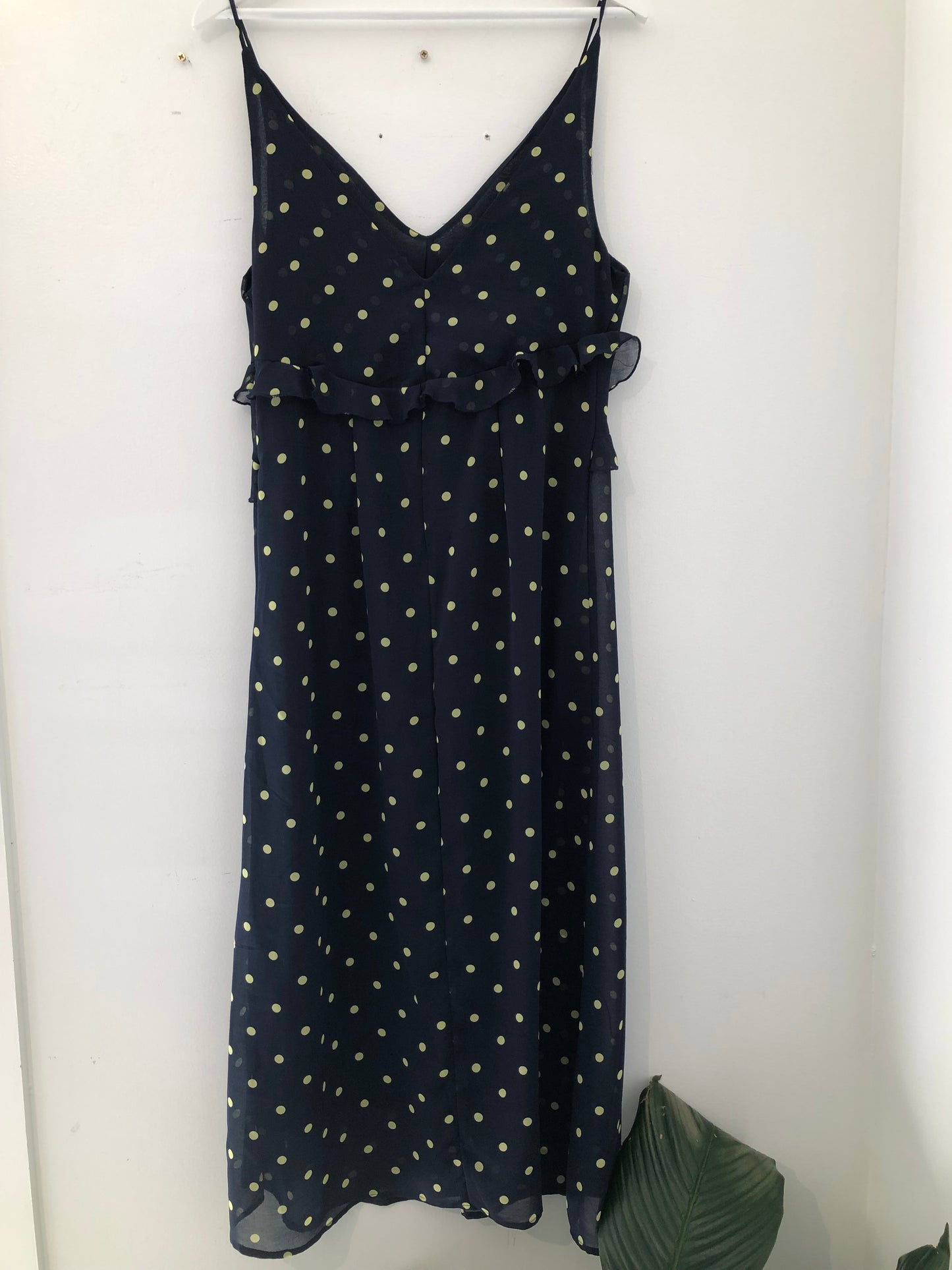 Spirit Navy Neon Spot Midi Dress