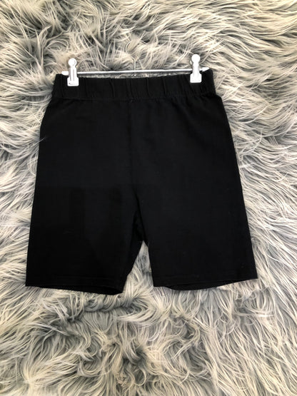 Glassons Black Cotton Bike Shorts, M