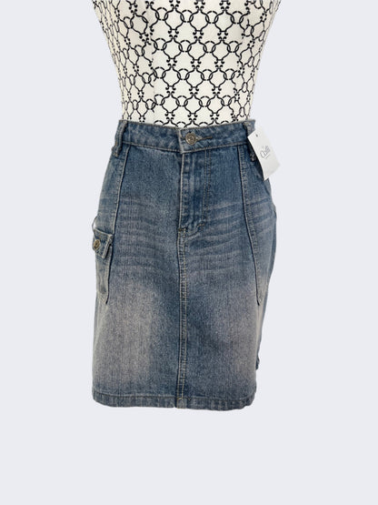 Rivers Denim Mini Skirt - M/L