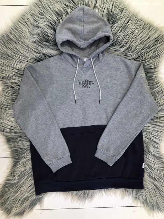 Huffer Grey/Navy 1997 Hoodie, L