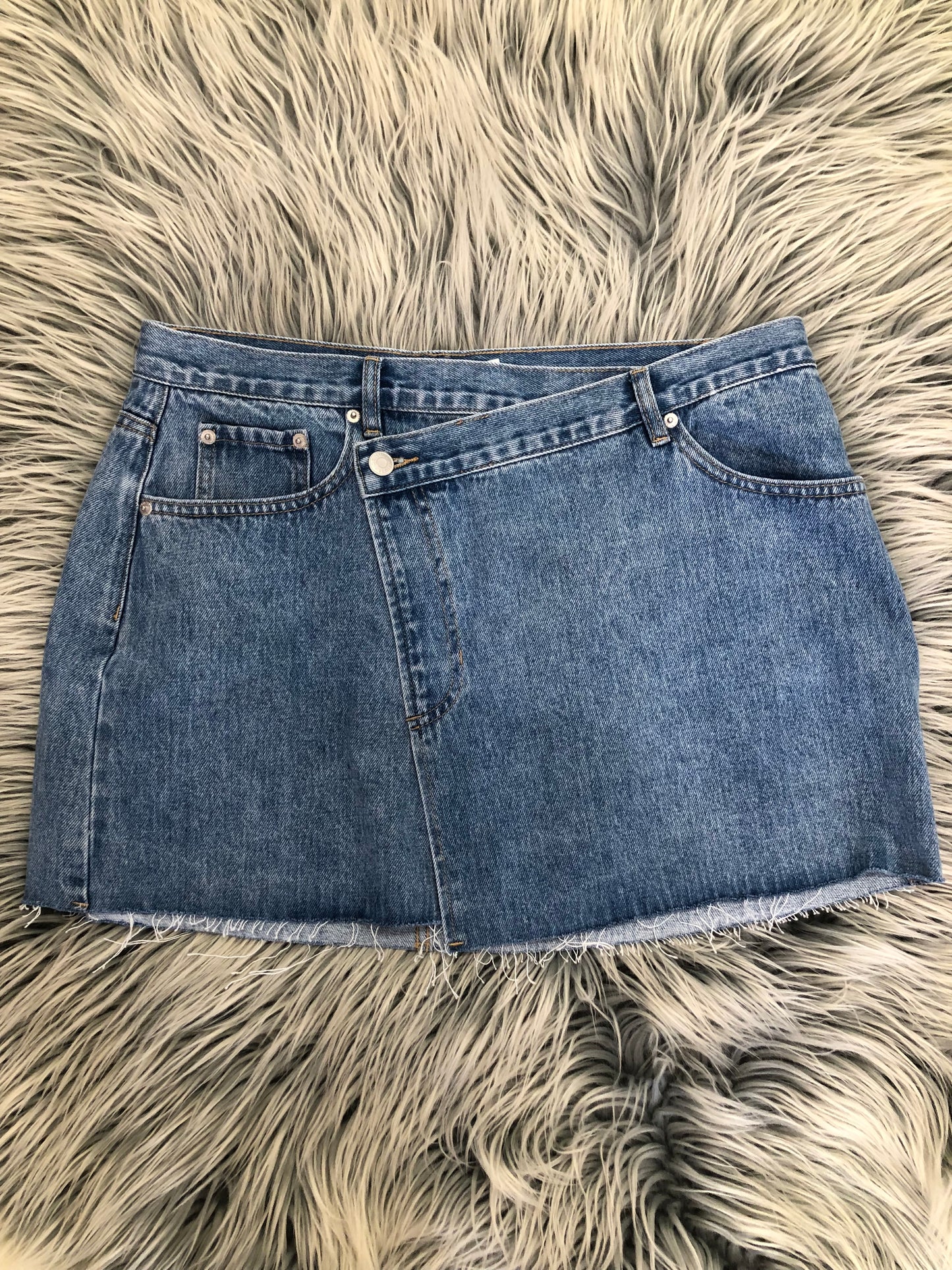 Glassons Blue Denim Skirt, 14