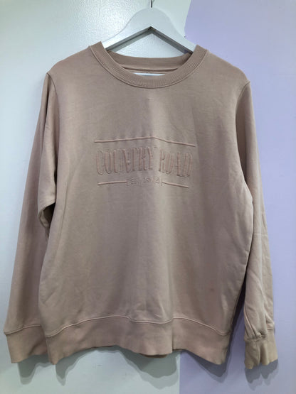 Country Road (Stained) Blush Sweatshirt, S