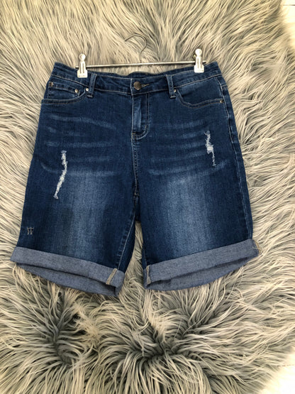 Shine On Label Denim Shorts