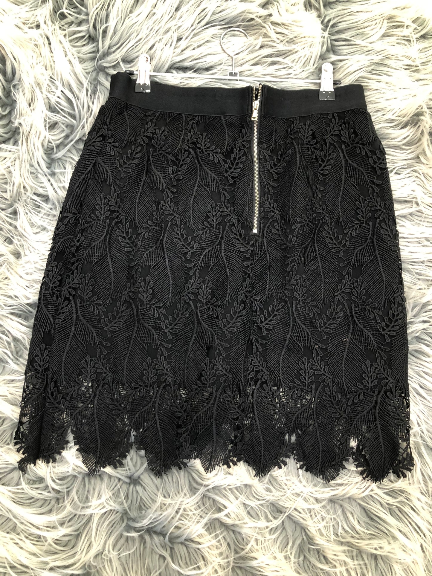 Luxe Deluxe Black Lace Skirt(New With Tags), 8