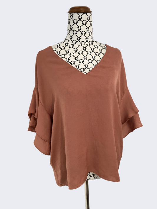 Witchery Rose Colour Cut Out Back Top, 8