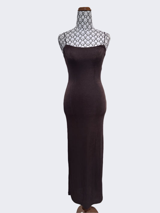 Anko Brown Maxi Strappy Dress, 6