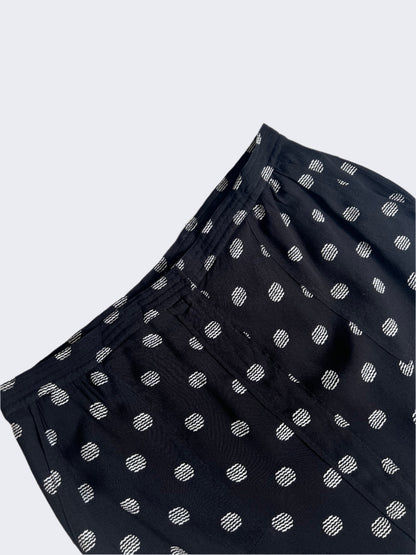 Trenery Black & White Polka Dot Midi Skirt - 18