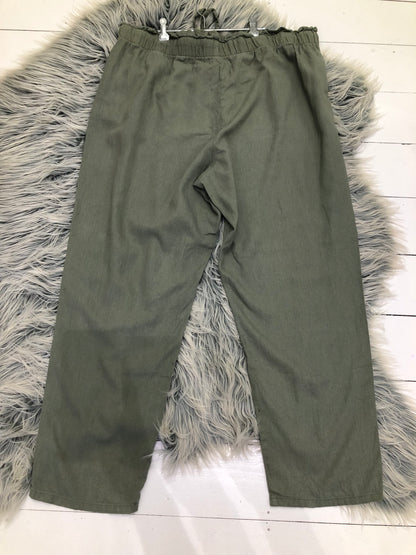 Anko Khaki Wide Leg Pants, 18