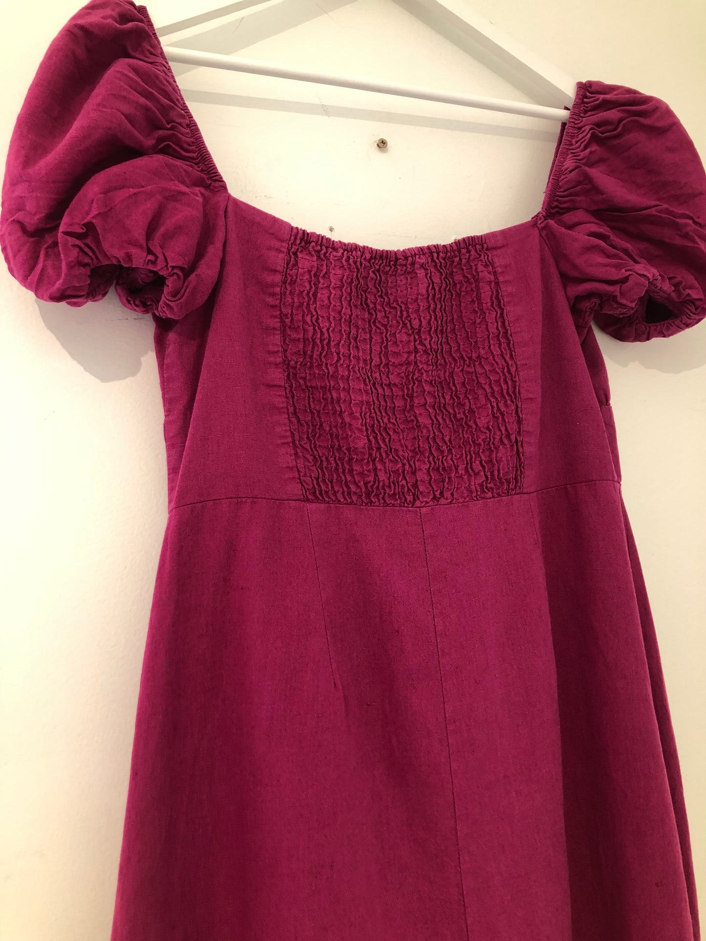 Zara Fuchsia Midi Dress, L