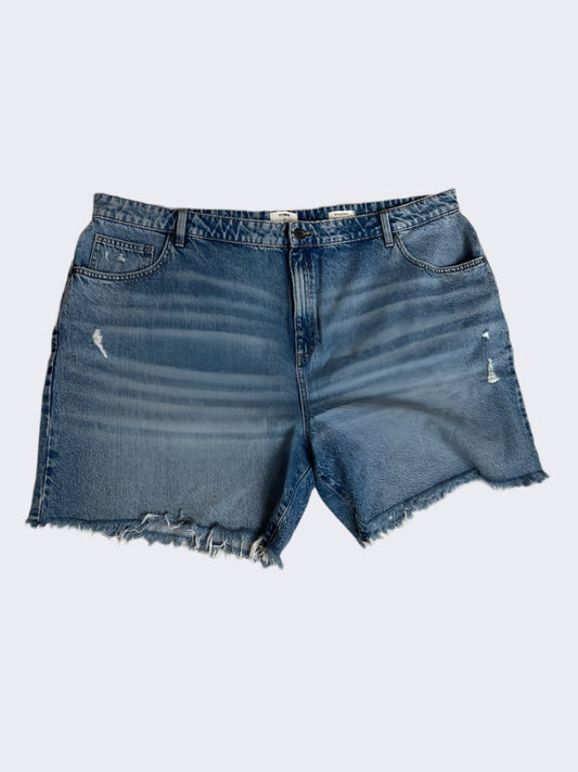 Cotton On Denim Frayed Shorts, 42