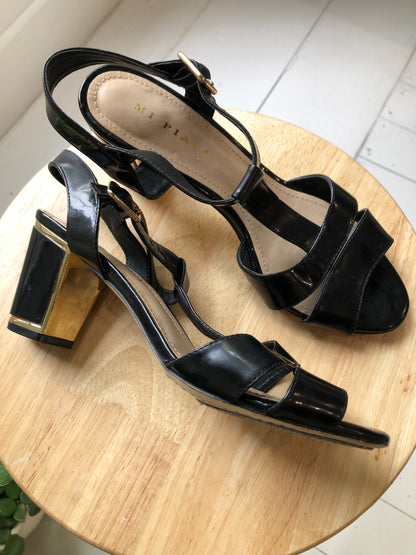 Mi Piaci Black Heel, 40