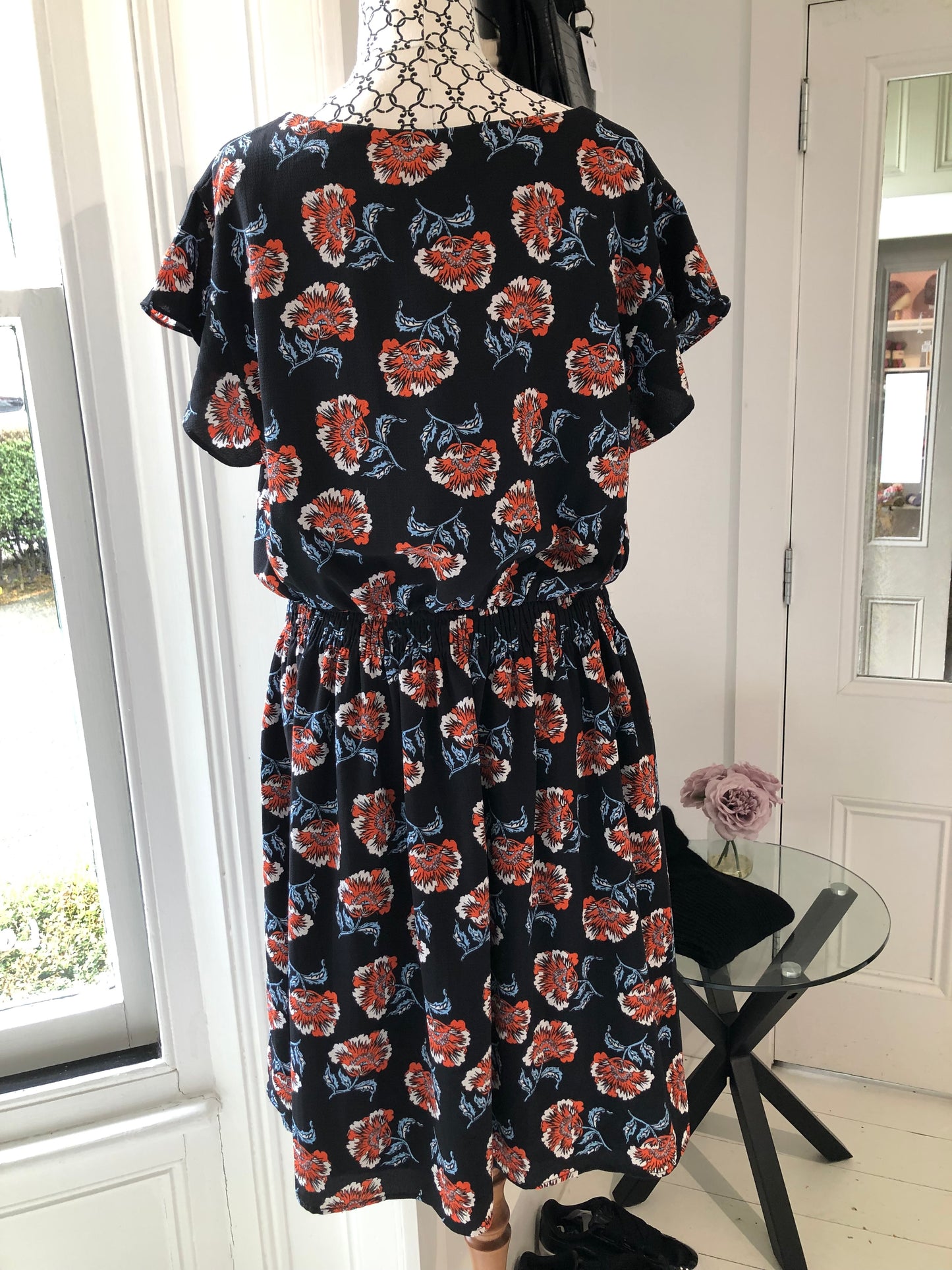 Pagani Orange floral Dress, 16