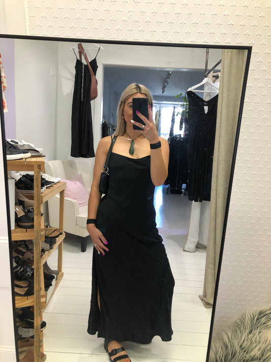 Glassons Black Maxi Dress, 12