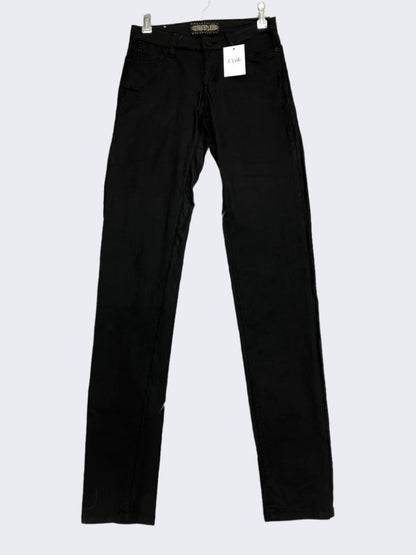 Black Hustler Faux Leather Pants - 10