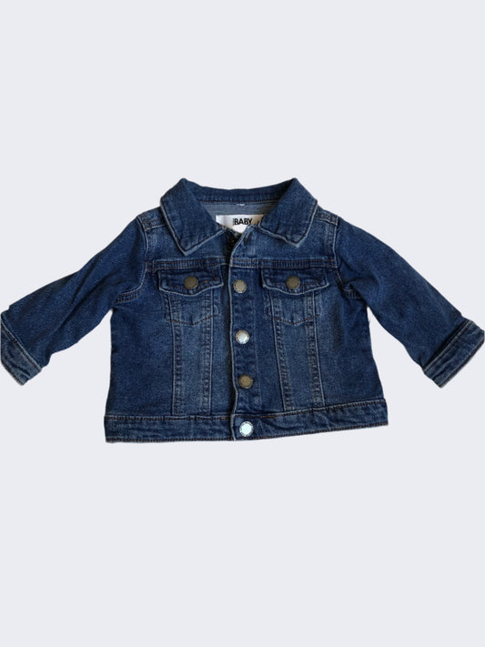 Cotton On Baby Blue Denim Jacket, 6-12 Months
