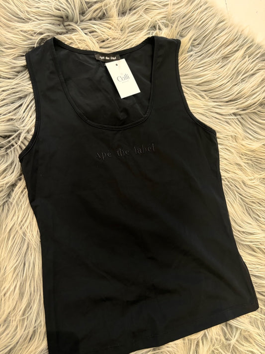 Ape The Label Black Tank Top - L (BLEACH PROOF), L