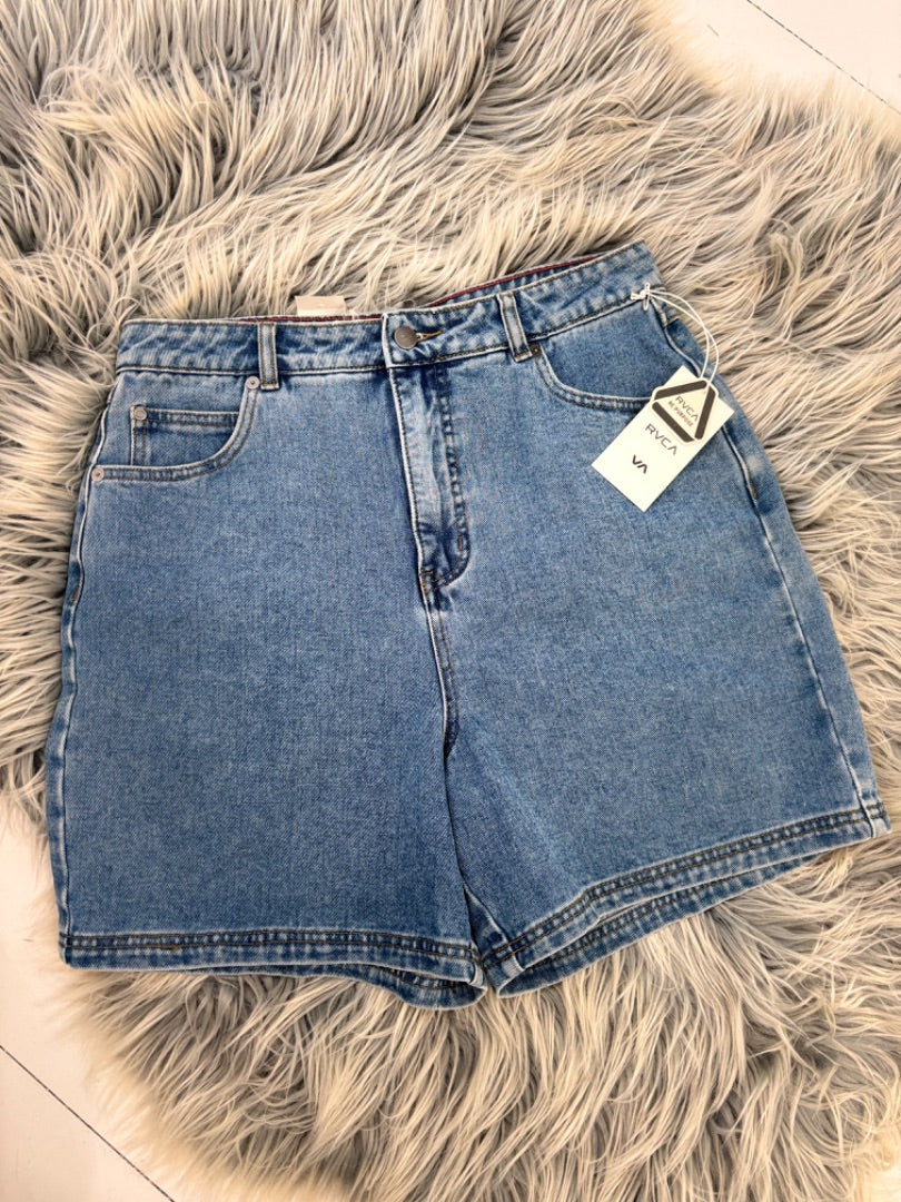 RVCA Dark Wash Denim Shorts, 30 (brand new)